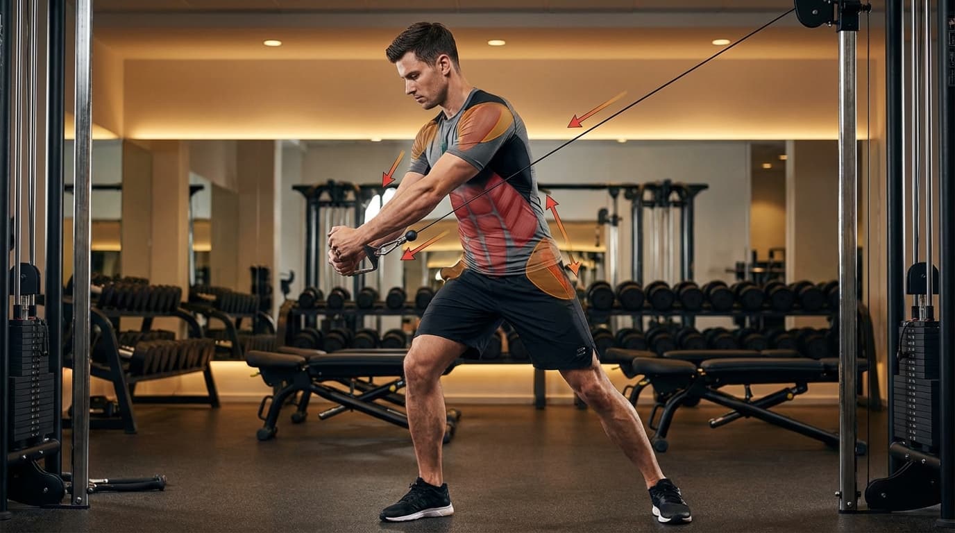 Woodchop (Bûcheron à la poulie)