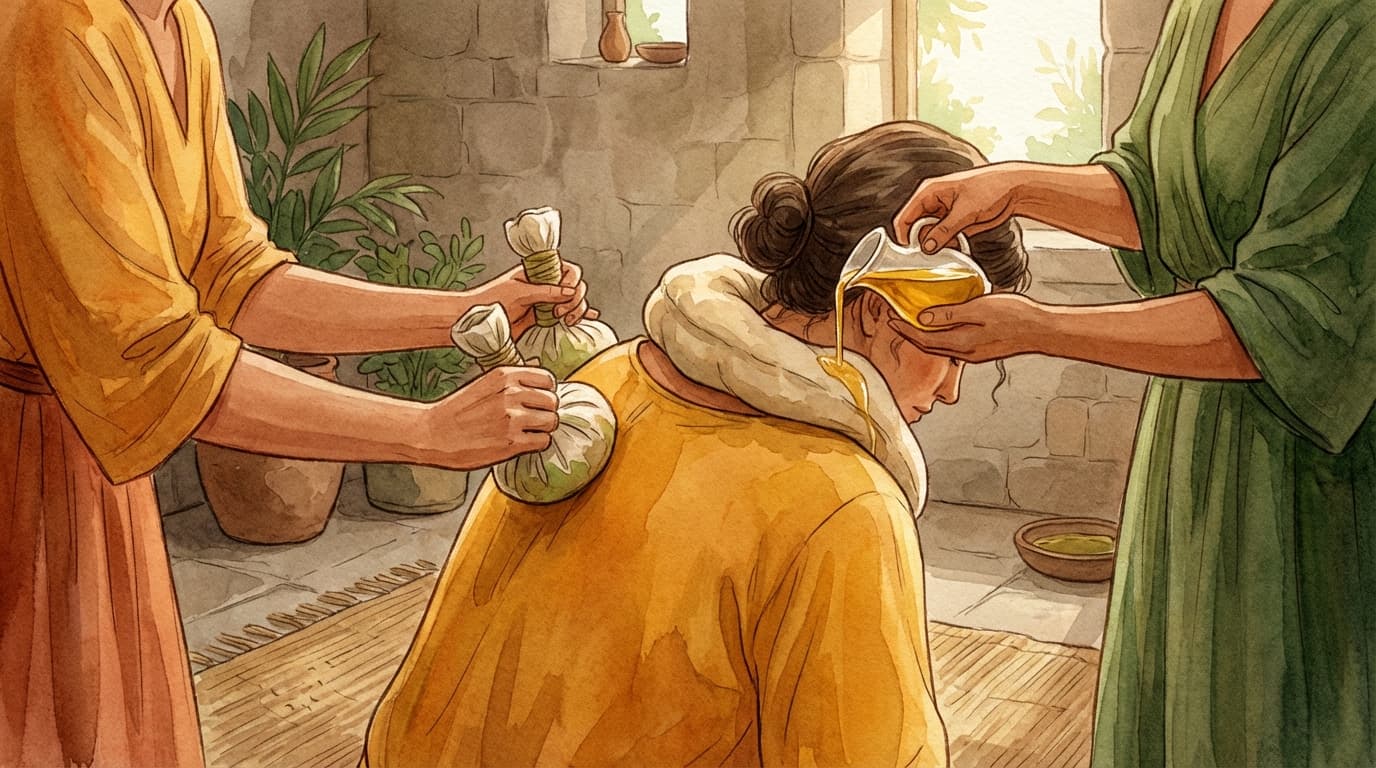 Greeva Basti (Cervical Oil Bath)