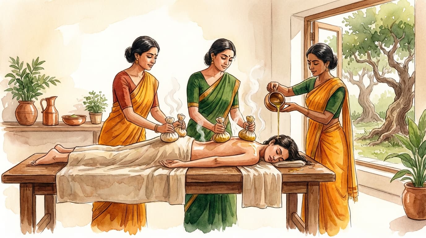 Pizhichil (Royal Oil Bath)