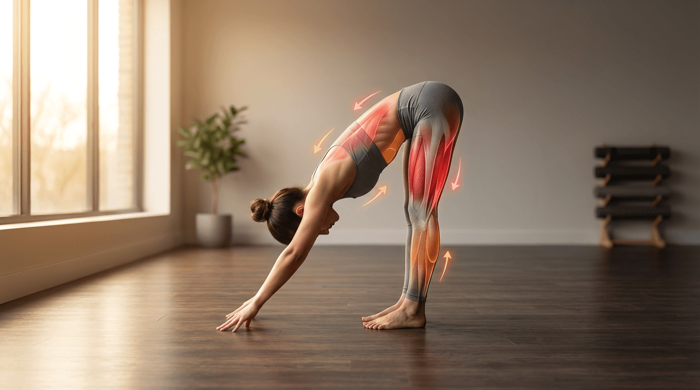 Ardha Uttanasana (Demi-flexion avant)